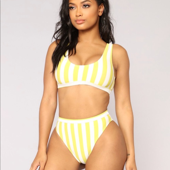 high waisted swimsuit fashion nova